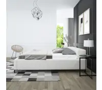 ALMA A5 łóżko  tapicerowane 160x200 dwuosobowe pojemnik i stelaż metalowy